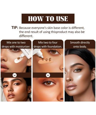 Instant Bronzing Drops - Lightweight Face & Body Bronzer for a Natural Tan | Blendable Cream Liquid Formula - Buy Online on GoSupps.com