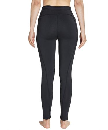 FitsT4 Kid's Fleece Lined Riding Breeches - Girls Winter Equestrian Pants with Knee Patch - Black Medium - Buy Online on GoSupps.com