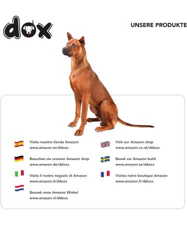 Ddoxx Reflecting Airmesh Step-in Dog Harness | Adjustable XL Puppy Harness (Red) | Neck 42-58 cm Chest 52-76 cm | International Shipping Available - Buy Online on GoSupps.com