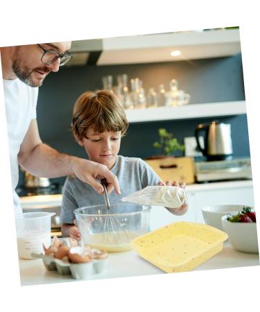 MAGICLULU 2 Pcs Cake Mold Cake Baking Rubber Baking Broiler Pan for Oven Silicone Gummy Molds Cake Pan Silicone Bakeware Quick Fondant Molds Cupcake Square Cake Toast Silica Gel Liner 26.5x24.5cmx2pcs Yellowx2pcs - Buy Online on GoSupps.com