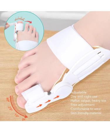 Adjustable Big Toe Corrector for Women and Men - Lightweight Bunion Corrector - Hook and Loop Design for Home, Sleep, and Office - Buy Online on GoSupps.com