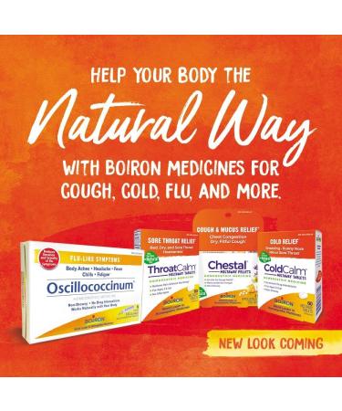 Boiron ColdCalm Tablets - Relief of Common Cold Symptoms - Non-Drowsy - 60 Count - Buy Online on GoSupps.com