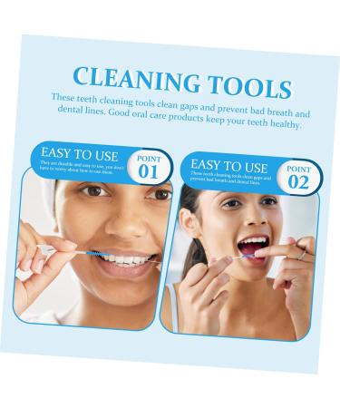 Minkissy 240 StK Interdental Brush for Braces | Effective Tooth Cleaning & Care | 1 Pack Blue (3 Pieces) - Buy Online on GoSupps.com