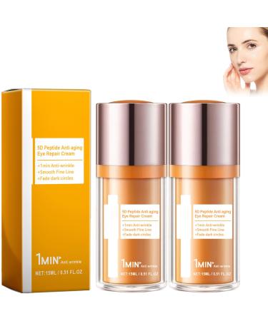 Dnyun 5D Peptide Anti-Wrinkle Eye Cream 5D Peptide Anti Aging Eye Cream Peptide Anti Wrinkle Eye Cream 5D Peptide Moisturize Eye Cream Peptide Eye Bags Hydration Eye Cream (2pcs)