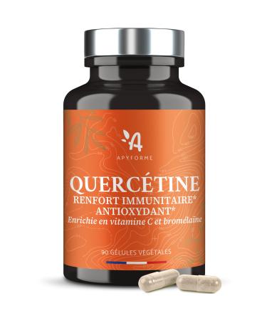 Apyforme - Quercetin Vitamin C and Bromelain - 90 Capsules - Made in France