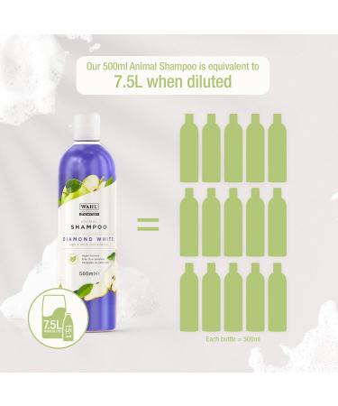 WAHL Pet Shampoo Diamond White Twin Pack - Best Grooming for Dogs & Cats | International Shipping - Buy Online on GoSupps.com