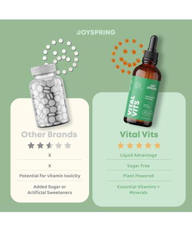 Vital Vits Kids Immune Support Daily Multivitamin with Burdock Root & Elderberry - Liquid Drops 2oz - Buy Online on GoSupps.com