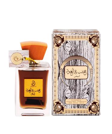 AARVVINTA CRAFT Khashab & Oud White Perfume 3.4 fl oz Luxury Fragrance for Men and Women Long Lasting Premium Scent