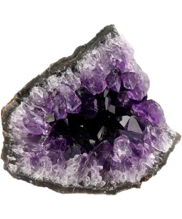 Buy Nupuyai Natural Amethyst Druse Rough Stone - Irregular Crystal Cluster for Reiki Healing & Home Decoration | Free International Shipping - Buy Online on GoSupps.com