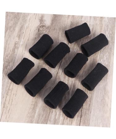 GLEAVI 10 Pcs Thumb Splint & Finger Sleeves Set - Arthritis Protector & Joint Cover - Non-Slip Elastic Bandages - Black Medium - Buy Online on GoSupps.com