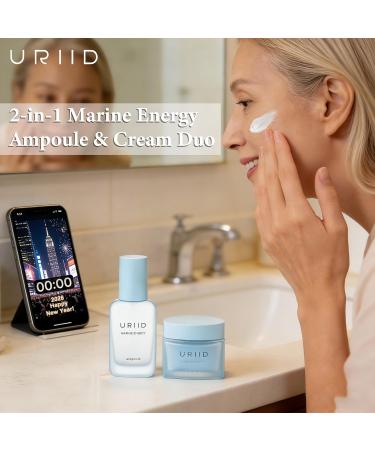 URIID 2-in-1 Marine Energy Ampoule & Cream Duo Intensive Winter Hydration for Dry Sensitive Skin Comfort Winter Gifting Set - Buy Online on GoSupps.com
