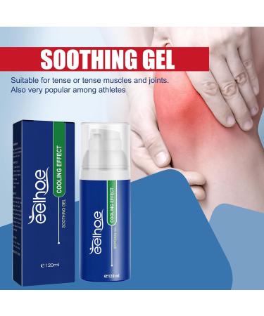 Soothing Gel & Hondrotrost Cream for Muscle & Joint Pain Relief - Cooling Effect with Menthol | 120ml (2PC) - Best Body Relief for Back Neck Hands & Knees - Buy Online on GoSupps.com