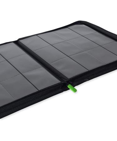Vault X Premium Exo-Tec Zip Binder - 12 Pocket Trading Card Album - Black - Buy Online on GoSupps.com