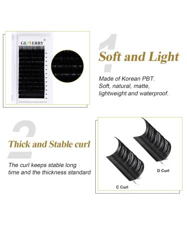 12mm Single Eyelashes for Extensions - 0.05 D Curl | Individual Eyelash Extensions - Gems - Buy Online on GoSupps.com