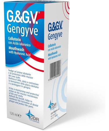 G. & GV. 120ml Gengyve Mouthwash With Hyaluronic Acid - Buy Online on GoSupps.com
