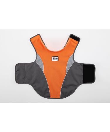 RC Gearpro Waterproof Fleece Cold Weather Pet Vest - Reflective Stripes for Small & Medium Dogs (L Orange) - Winter Coat - Buy Online on GoSupps.com