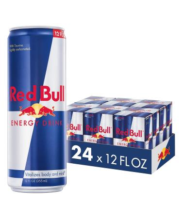 Red Bull Energy Drink, 12 Fl Oz (24 pack) Original 12 Fl Oz (Pack of 24)