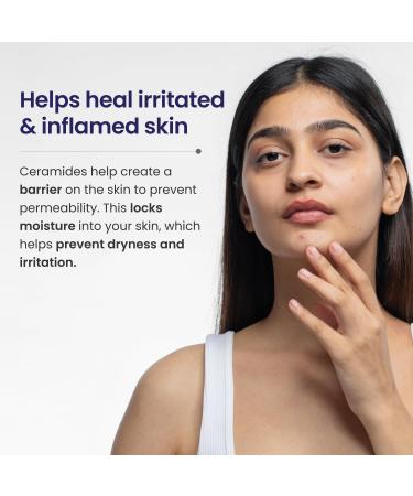 RE _EQUIL Ceramide & Hyaluronic Acid Moisturiser - Hydrating Face Cream for Normal to Dry Skin | 100G Barrier Repair Cream - Buy Online on GoSupps.com