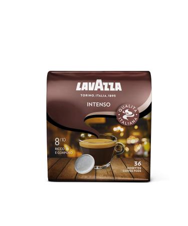 Lavazza Intenso Coffee, Rich Full Bodied Coffee, Pack of 36 Soft Pods, 250 g