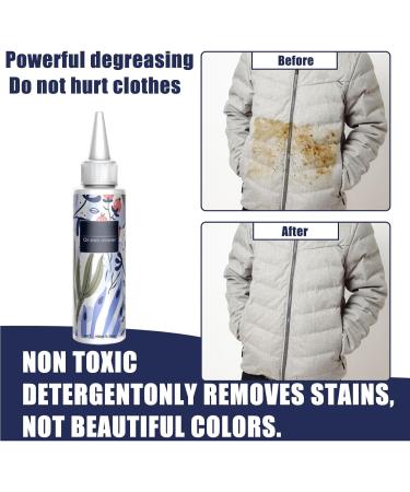 KOAHDE Dry Stain Remover For Clothing Oil Stains Garment Stubborn Stain Cleaner Oil Stain Remover for Clothing Quickly Efficient Degreasing Strong Clothes Cleaner No Washing Clothes Stain Cleaning - Buy Online on GoSupps.com