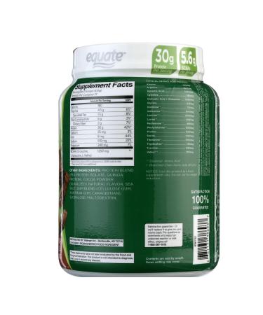Shop Equate Plant-Based Protein Supplement - Rich Chocolate No Artificial Colors 32oz | International Shipping Available - Buy Online on GoSupps.com