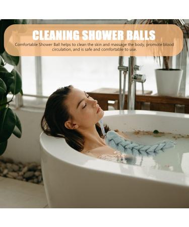 Buy Healvian 2pcs Bath Ball Loofah - Comfortable Body Scrubbers for Effective Cleaning | Convenient Shower Balls | Durable Pe Mesh Material - Buy Online on GoSupps.com