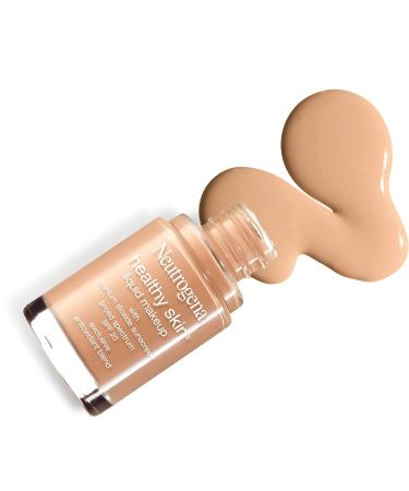 Neutrogena Healthy Skin Liquid Makeup Foundation SPF 20 - Lightweight & Flawless Coverage - 85 Honey - 1 fl. oz - Buy Online on GoSupps.com