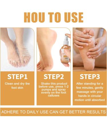 Tongyend Foot Peeling Spray Instant Foot Peeling Spray Foot Callus Removal Spray Moisturizing Hydrating Nourish Peel off Spray Foot Exfoliating Spray Remove Foot Dead Skin-30ML FootCallusRemover - Buy Online on GoSupps.com