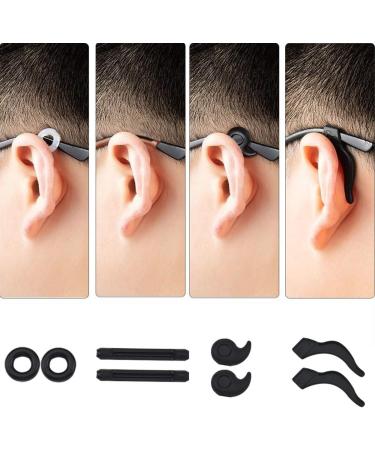 Jinlaili Anti-Slip Glasses Holders - 24 Pairs Silicone Rings for Secure Reading & Everyday Use - Buy Online on GoSupps.com