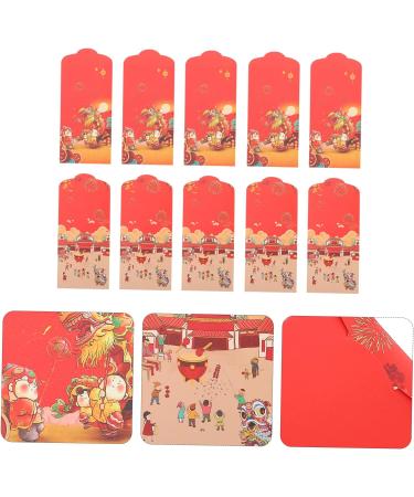 CAXUSD 20pcs Red Envelope Bag Pocket Wallet Lucky Money Pockets Red Lucky Money Pocket Spring Festival Year Red Envelopes Zodiac Hong Bao Bling Purse Paper Wedding China Xc04 - Buy Online on GoSupps.com