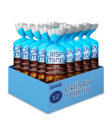 Crispy Minis Caramel Chocolate Chip Flavour Large Brown Rice Cakes Multi-Pack 199g (Pack of 12) Caramel Chocolate Chip Rice Cakes 16.58 g (Pack of 12)