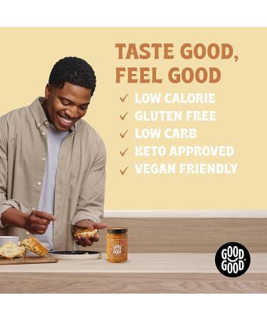 GOOD GOOD Sweet Apricot Jam - Keto Friendly - Low Calorie and No Added Sugars - Vegan - Gluten Free - Preserves - 330g x 2 - Buy Online on GoSupps.com