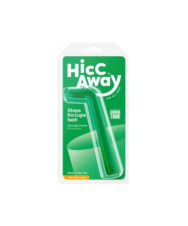 As Seen On Shark Tank - Classic Green - HiccAway The Original Remedy Proven to Stop Hiccups Fast!