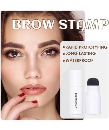 Step Eyebrow Stamp Kit -Waterproof Brow Stamp Stencil Set Long Lasting Eyebrow Makeup Tools with Eyebrow Soap Eyebrow Stamp 10 Eyebrow Stencils 2 Brushes for Women Girls Dtt - Buy Online on GoSupps.com