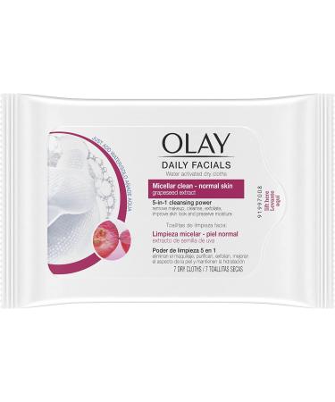 Olay Collagen Peptide 24 Day Face Cream 50ml + Daily Facials 5-in1 Dry Cloths Face Wipes 7cnt - Buy Online on GoSupps.com