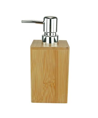 Southern HomeWares soap donor made of bamboo plastic durable ideal for hand soap rinsing soap lotion shampoo shower gel versatile for kitchen and bathroom