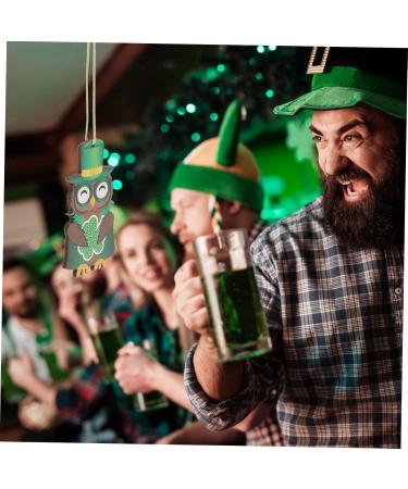 Abaodam 4 Boxes St Wood of Wall Party Decors Decorations Patrick's Adorable Hanging Pendants Wooden - Buy Online on GoSupps.com