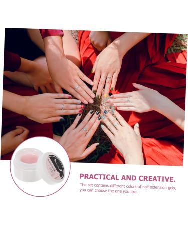 4 Boxes Extension Glue Portable Nail Gels Reinforcement Gel Clear Fingernail Polish Nail Diy Gels Women Nail Art Tools Nail Builder Gel Manicure Gels Extend Detachable - Buy Online on GoSupps.com