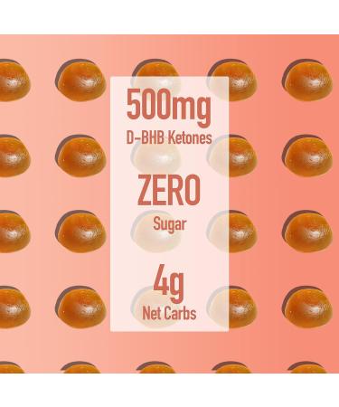 Real Ketones Exogenous Keto DBHB Gummies - White Peach Flavor | 30 Servings - Buy Online on GoSupps.com