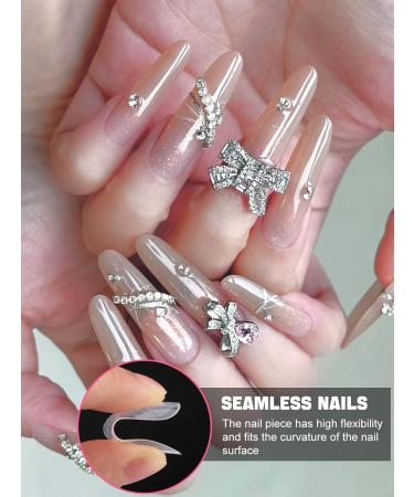 EBANKU 96PCS Clear Dual Nail Forms System for Acrylic Nail Extensions - Full Cover Nail Mold Tips in 4 Styles - Buy Online on GoSupps.com