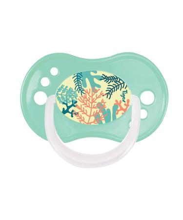 Tigex Reversible Silicone Pacifier Set for 18-36 Months | BPA-Free | Day/Night Fish Design | 3 Pieces - International Shipping Available - Buy Online on GoSupps.com