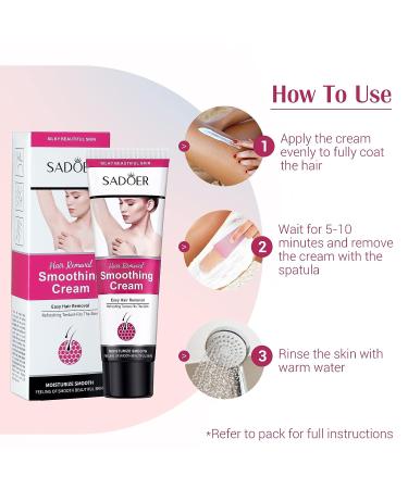 Shinowa Hair Removal Cream Gel - Painless & Flawless Depilatory Cream for Women - Gentle & Soothing Formula for Arms, Legs, Body, Underarms - Suitable for All Skin Types - 1 Pack - Buy Online on GoSupps.com