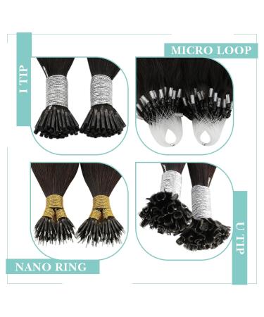 Youngsee Braun Ombre U Tip Hair Extensions - Real Hair Bonding for Women - Dark Brown & Medium Brew - 55cm 50g Salon Quality - #2/2/6 - Buy Online on GoSupps.com