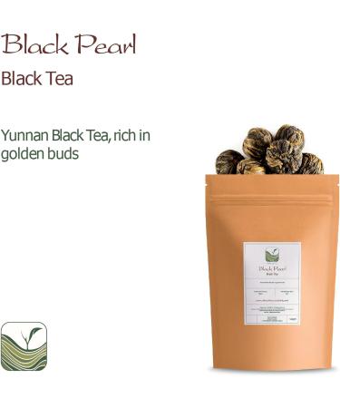Yunnan Black Dragon Pearls Tea - Strong and Malty Pearl - Golden Special Grade 100g Yunnan Black Pearl 100g - Buy Online on GoSupps.com