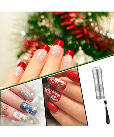 395nm UV LED Nail Lamp Fixture with Clamp for Gel Nail Curing - USB Charger & Adapter Included (Silver) - Buy Online on GoSupps.com