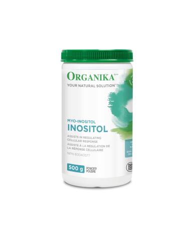 Organika Inositol (Myo-Inositol)- Cellular Response Mood Balance Insulin Support- 500g 55 Servings (Pack of 1)