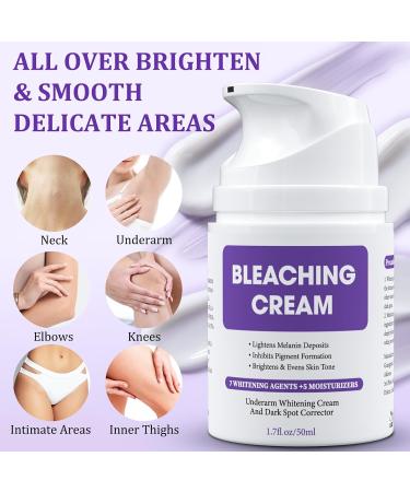 Dark Spot Remover for Body Skin Bleaching Cream with Vitamin C for Intimate Areas Skin Lightening Cream Dark Spot Corrector for Underarms Knees Face Elbows Inner Thighs & Bikini Line 1.7fl oz - Buy Online on GoSupps.com