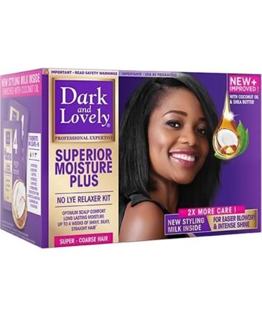 Dark and Lovely Moisture Plus No-Lye Relaxer Super for Coarse Hair - Buy Online on GoSupps.com