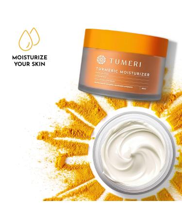 Turmeric Face & Body Moisturizer Cream 60ml - Nourishing Hydrating Dry Skin Relief with Turmeric Curcumin & Shea Butter Shop Internationally - Buy Online on GoSupps.com