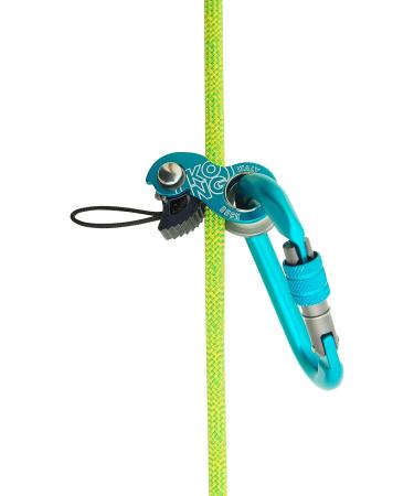 Kong Italy Duck Rope Clamp Ascender Cyan - Premium Quality for Climbing - Buy Online on GoSupps.com